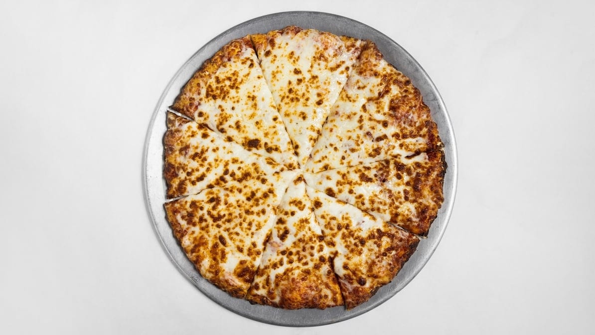 Traditional Cheese Pizza.