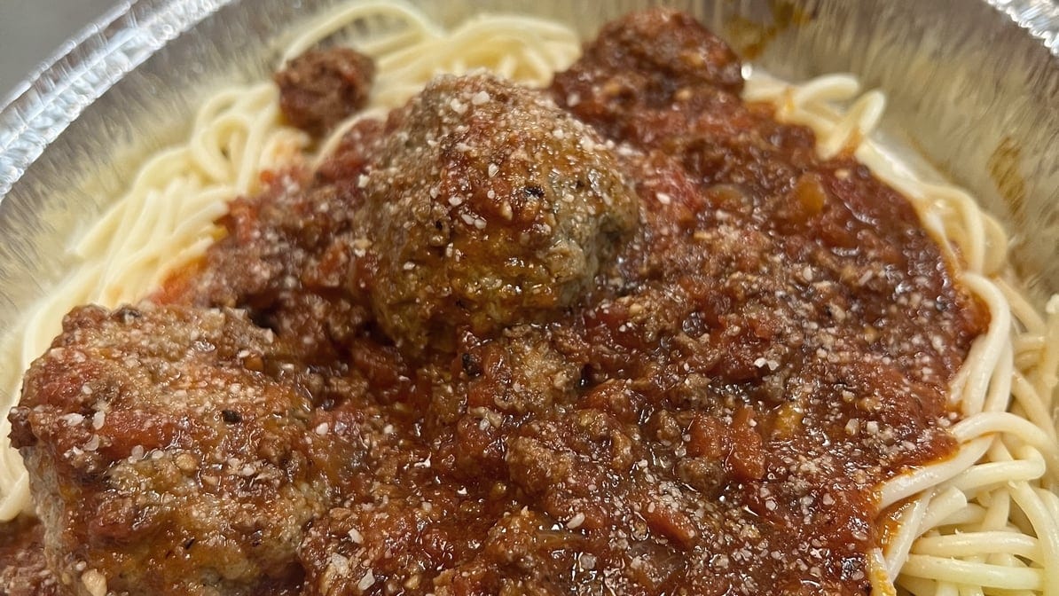 Spaghetti with Marinara Sauce.